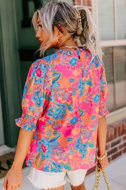 Andrea Floral Top