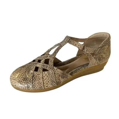 Beautifeel Lane 0163 Taupe Snake 892 Women's Sandals