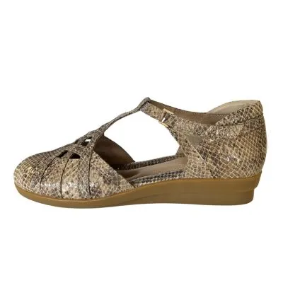 Beautifeel Lane 0163 Taupe Snake 892 Women's Sandals