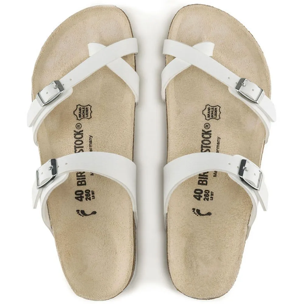 Birkenstock Women's Mayari Birko-Flor in White