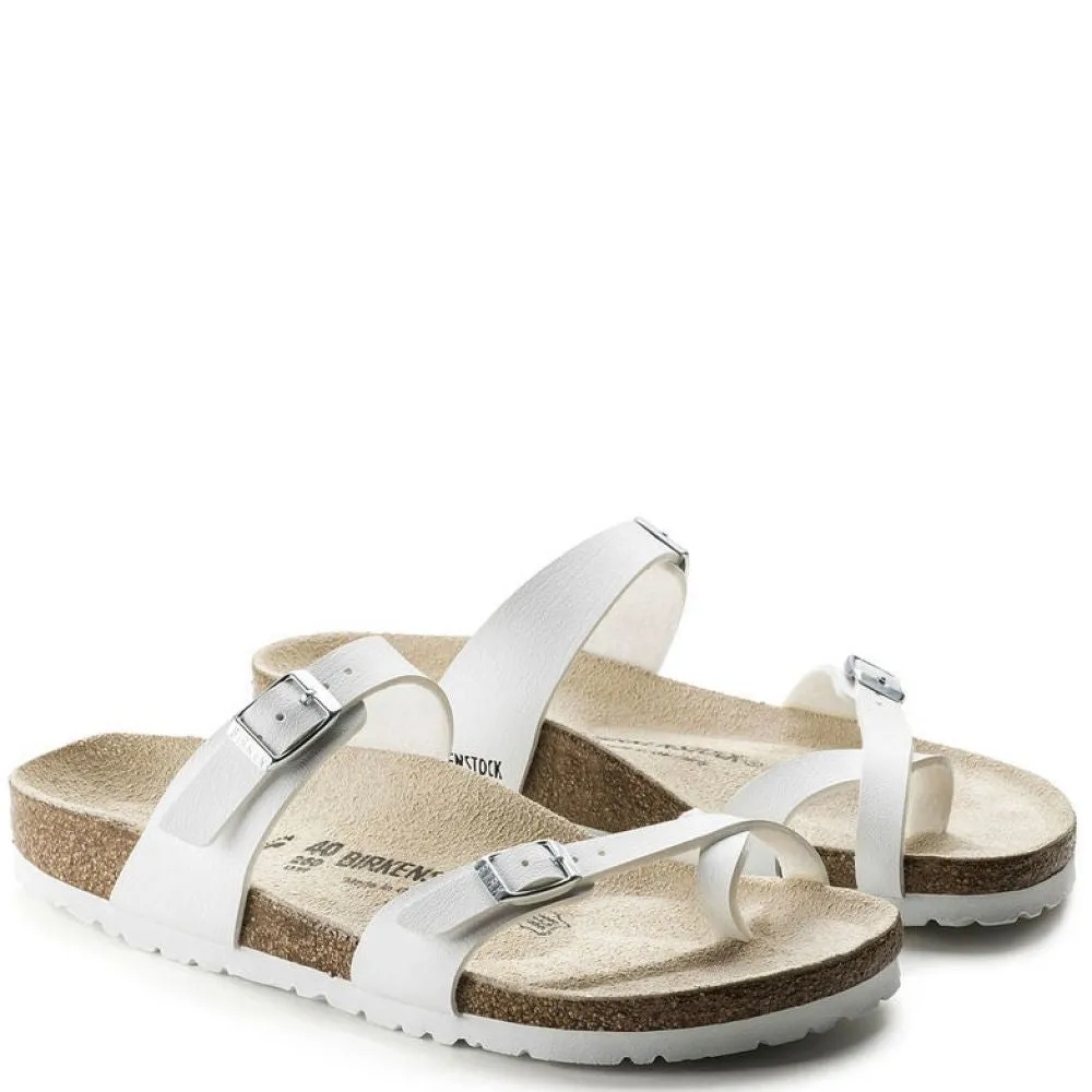 Birkenstock Women's Mayari Birko-Flor in White