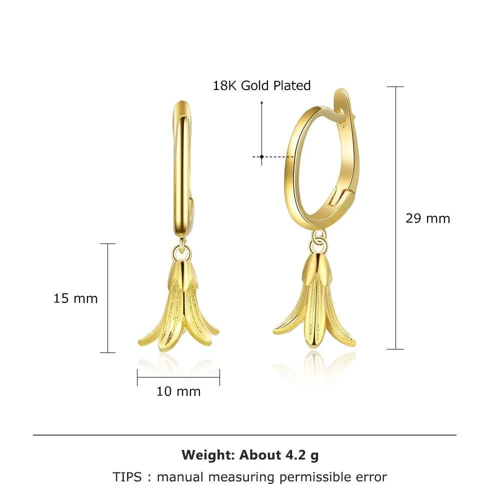 Cute Gold Plated Banana Shape Drop Earring, Party Jewelry Earrings for Women