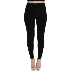 Dolce & Gabbana Elegant Black Cashmere Pants