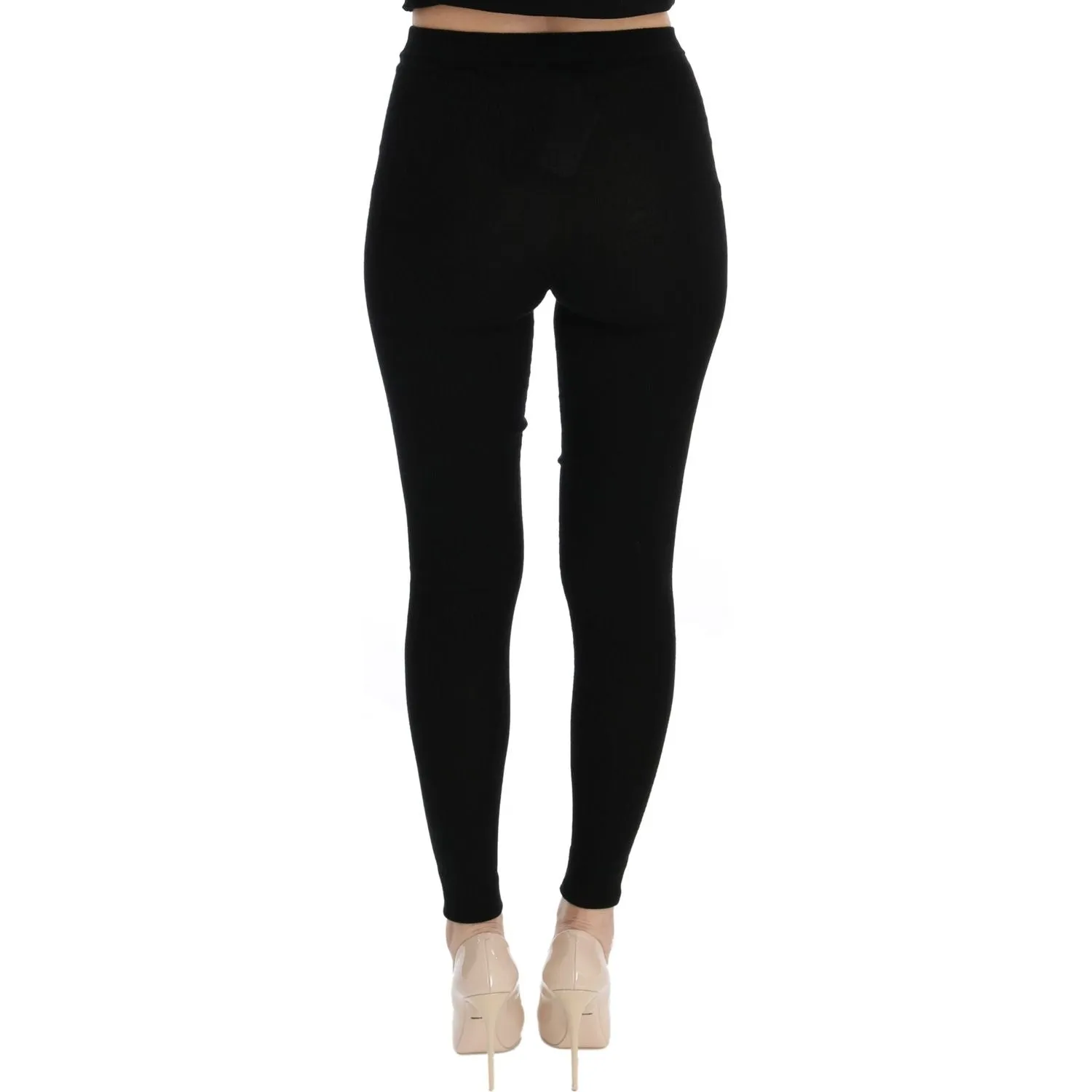 Dolce & Gabbana Elegant Black Cashmere Pants