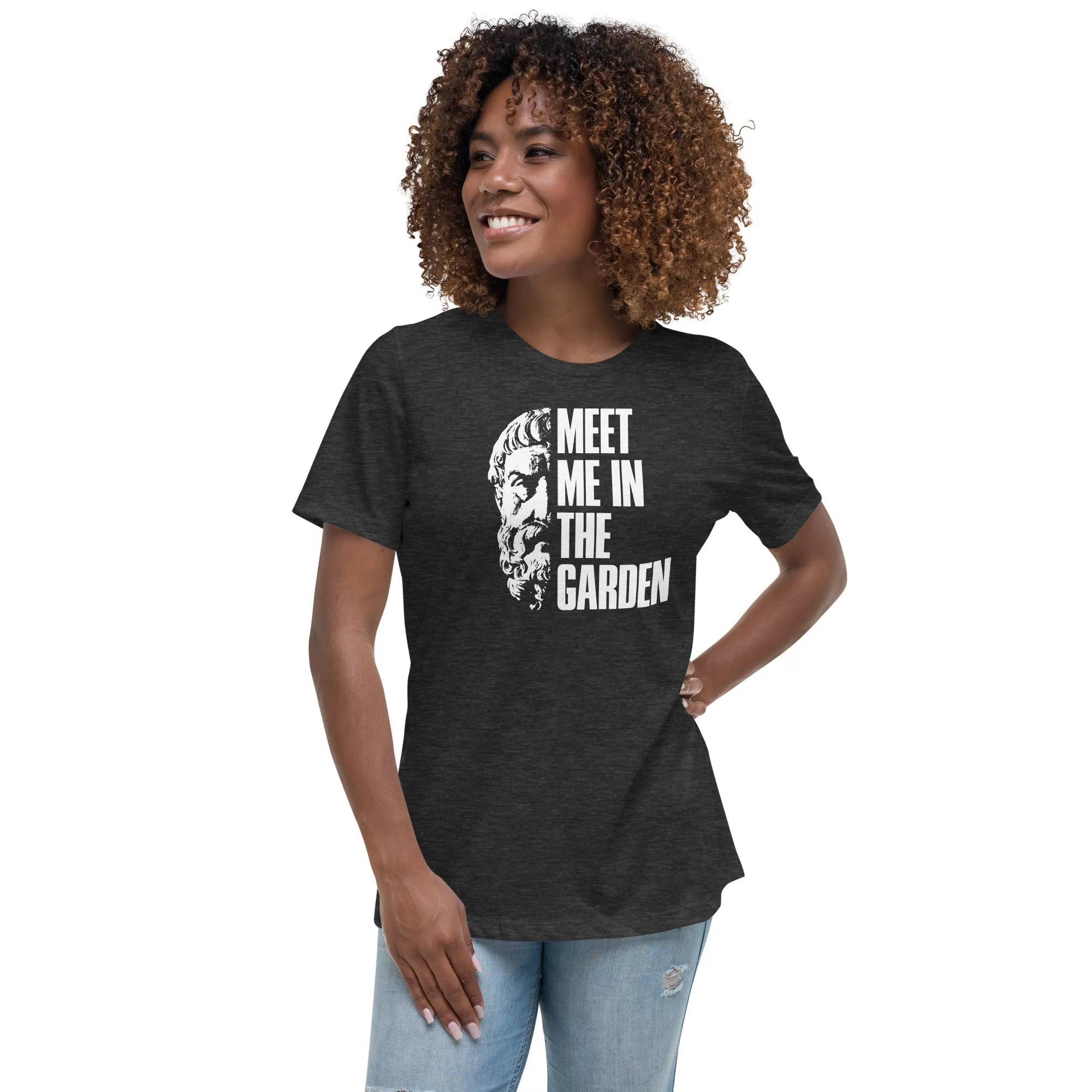 Epicurus Portrait - Meet Me In The Garden - Women's T-Shirt