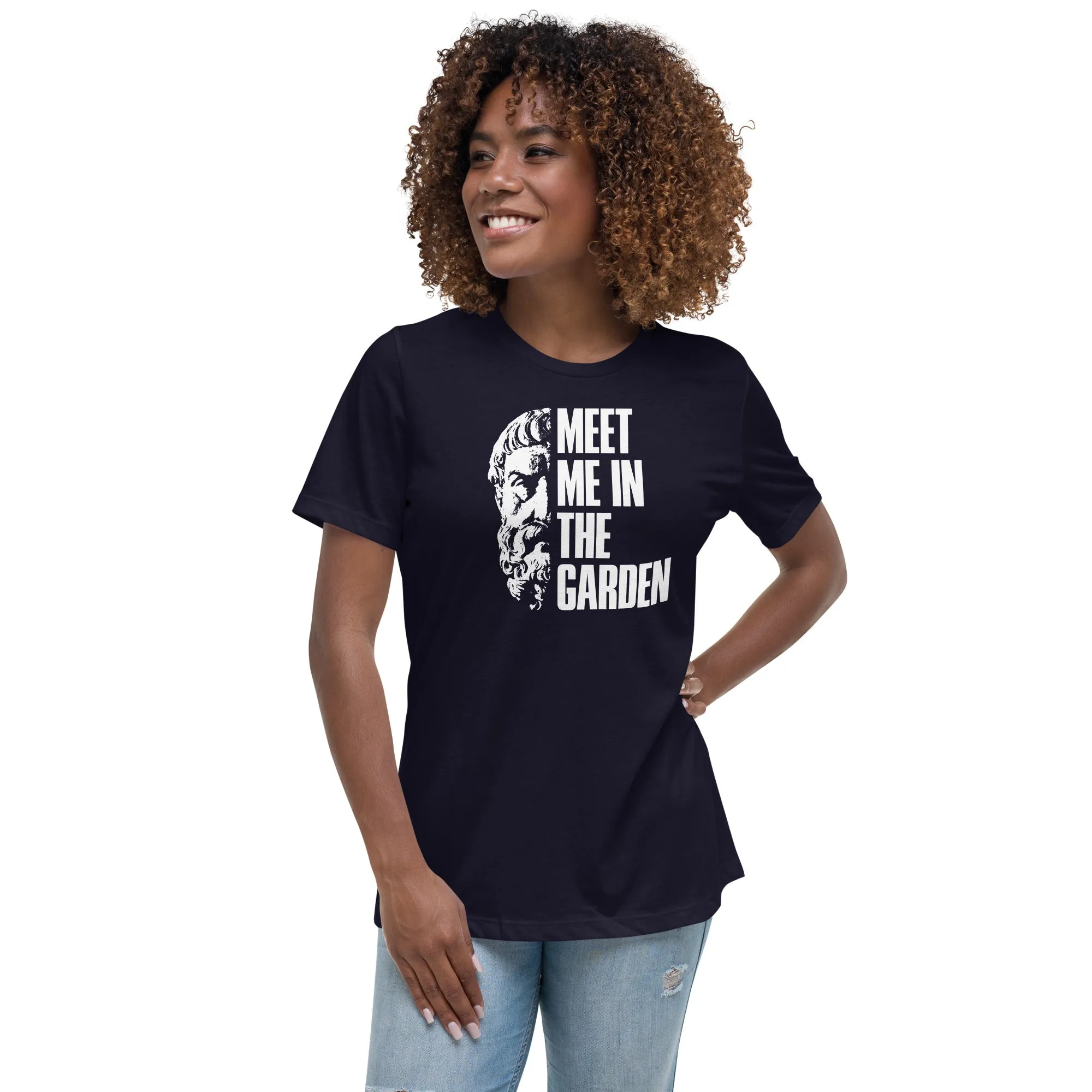 Epicurus Portrait - Meet Me In The Garden - Women's T-Shirt