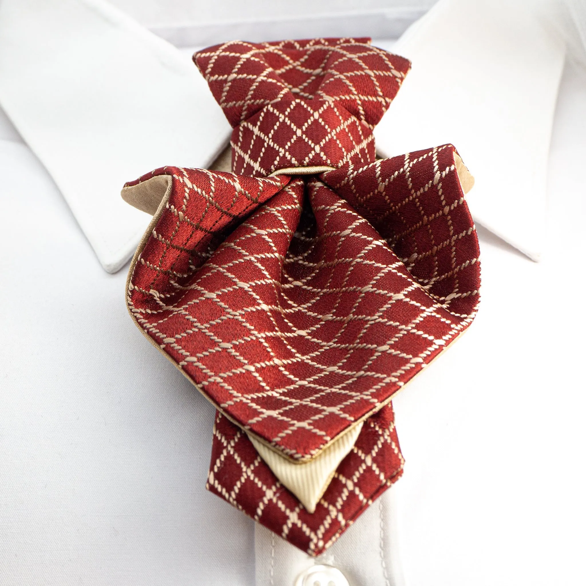 FEMALE BOW TIE "RED GOTHIC"