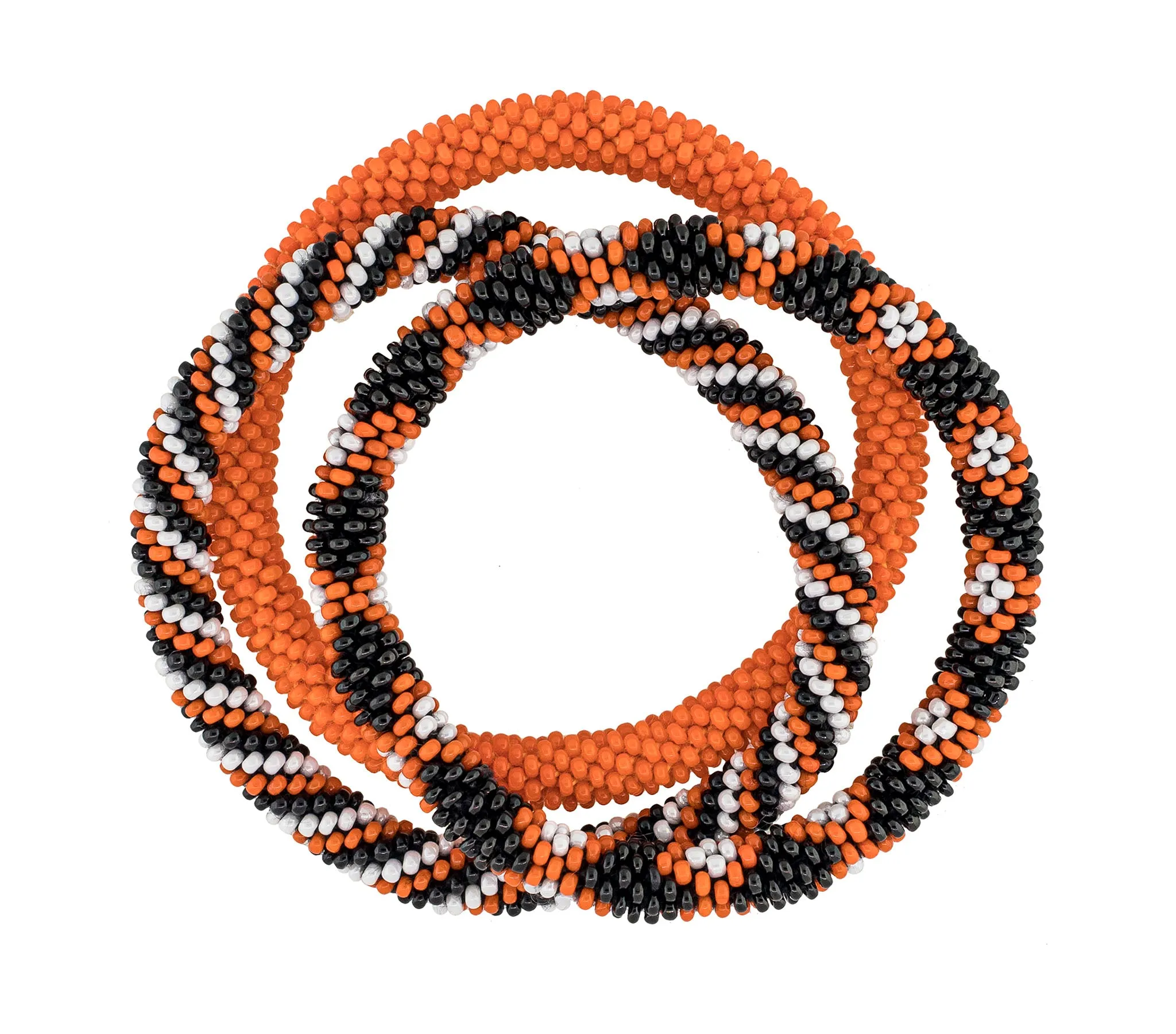 Game Day Roll-On® Bracelets <br> Orange & Black