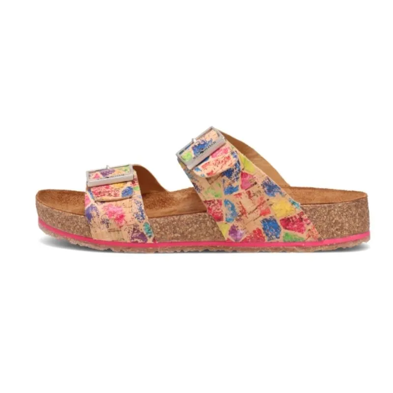 Haflinger Andrea Pink Multi Women's Sandals