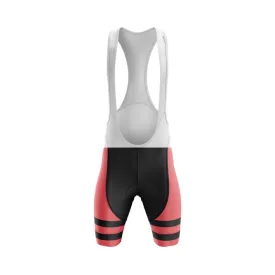 Half Stripes Bib & Shorts (RED)