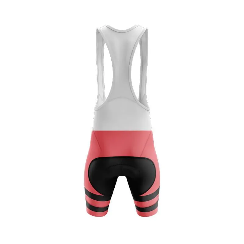 Half Stripes Bib & Shorts (RED)