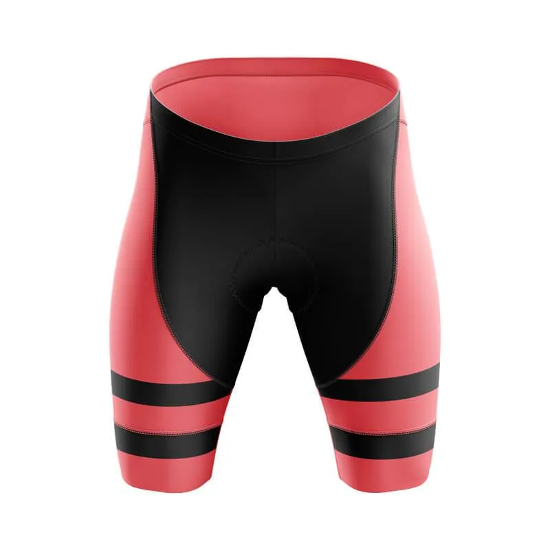 Half Stripes Bib & Shorts (RED)