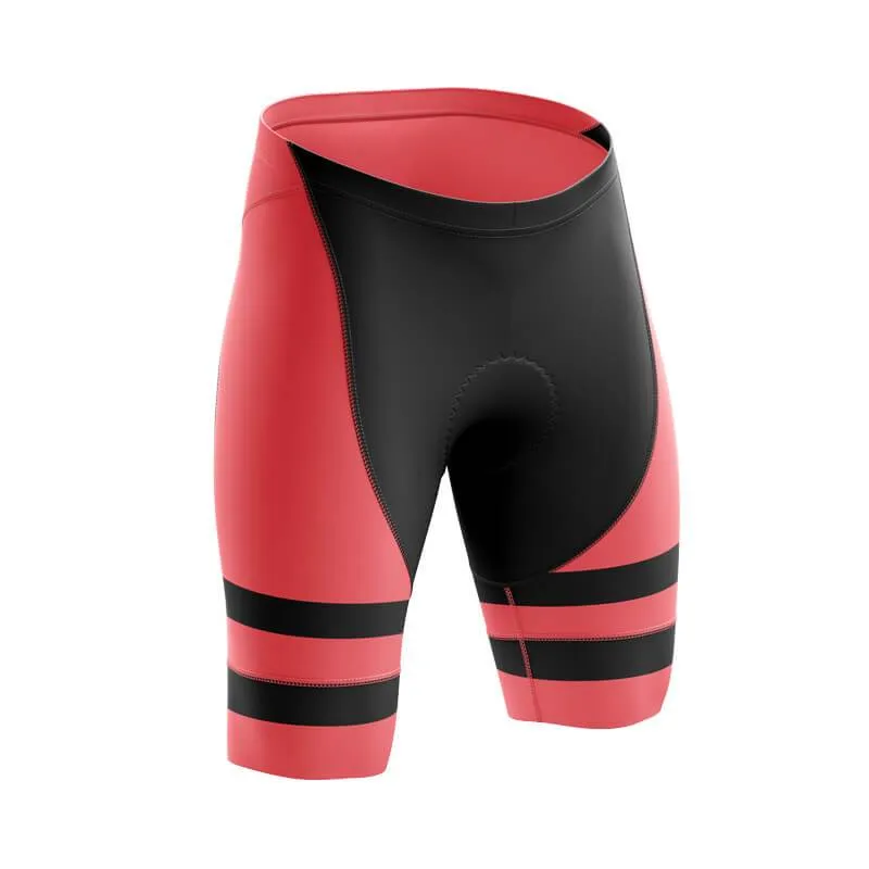 Half Stripes Bib & Shorts (RED)