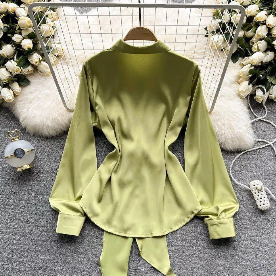 Jade Silk Blouse