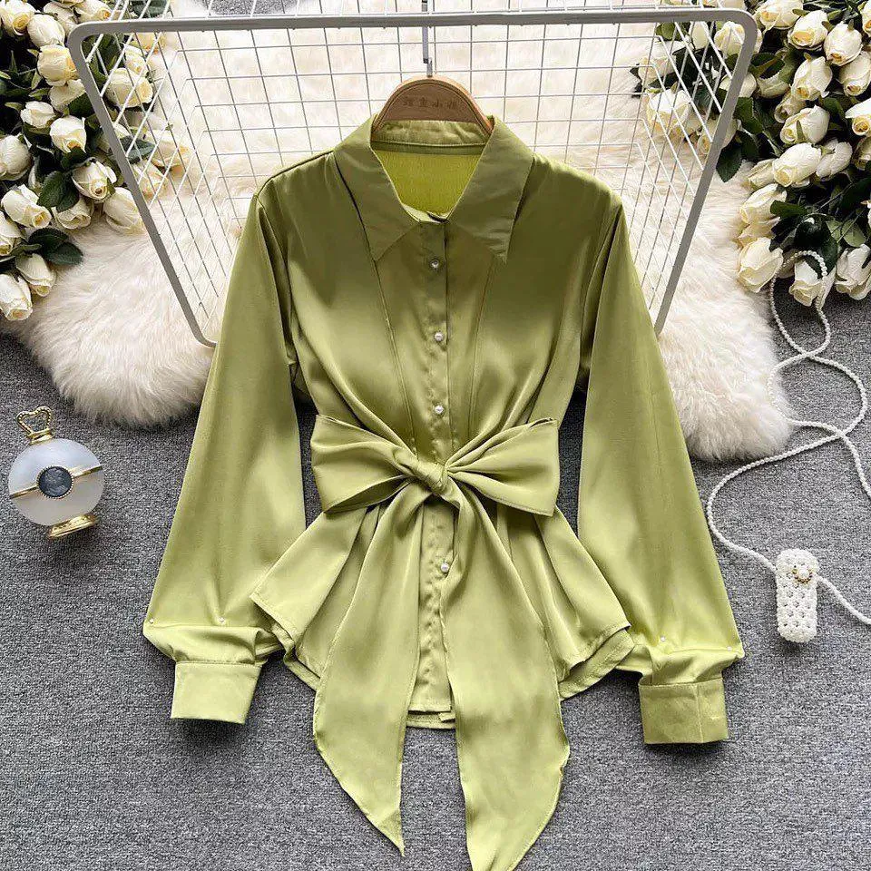 Jade Silk Blouse