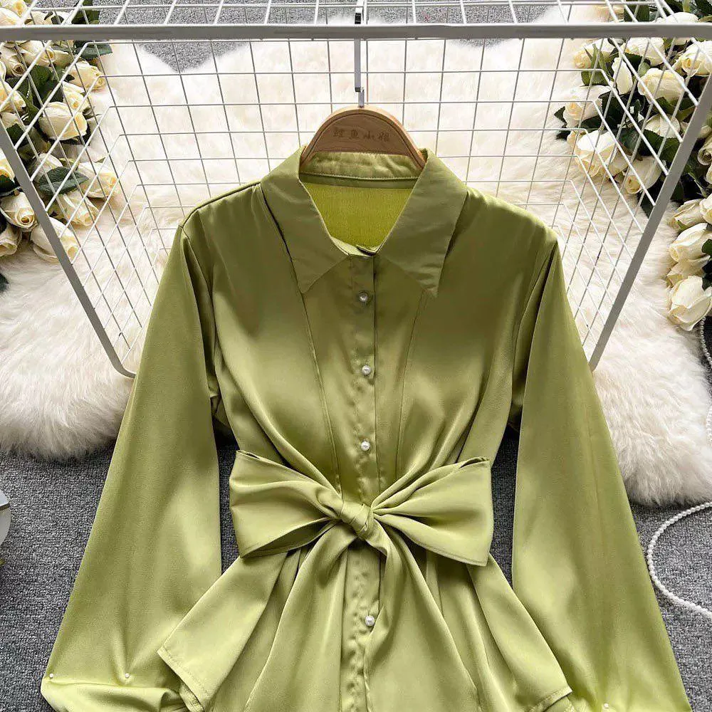 Jade Silk Blouse