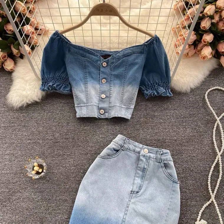 Laurel Denim Coord Set