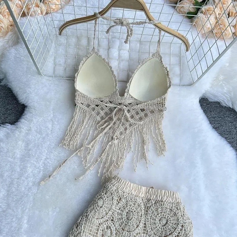 Lisa Crochet Coord Set