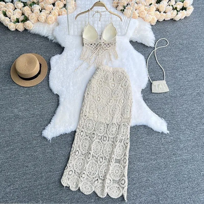 Lisa Crochet Coord Set