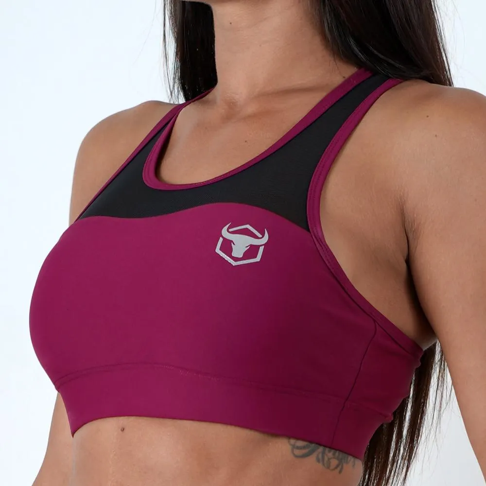 Mesh Top Sports Bra