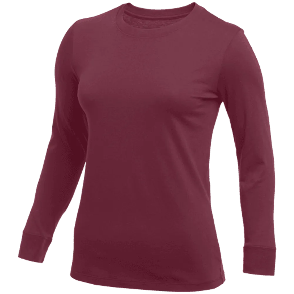 Nike Women's Core Long Sleeve Cotton Crew