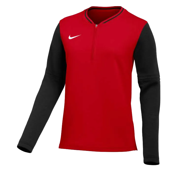 Nike Women's Dri-Fit Half Zip Coaches Top LS