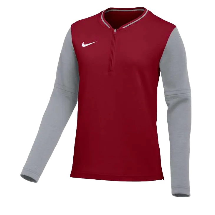 Nike Women's Dri-Fit Half Zip Coaches Top LS