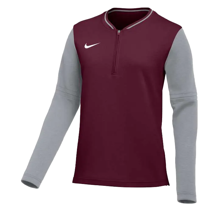 Nike Women's Dri-Fit Half Zip Coaches Top LS