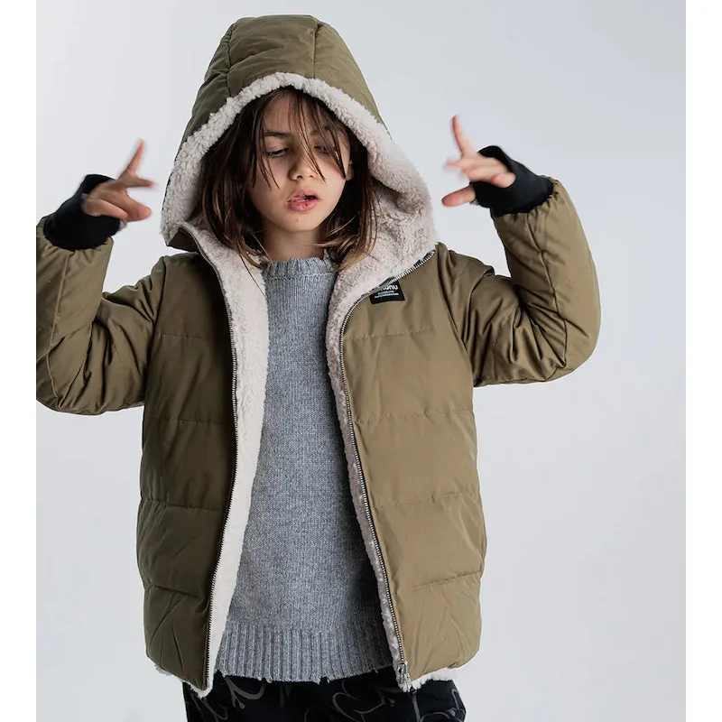 NUNUNU Reversible Sherpa Jacket