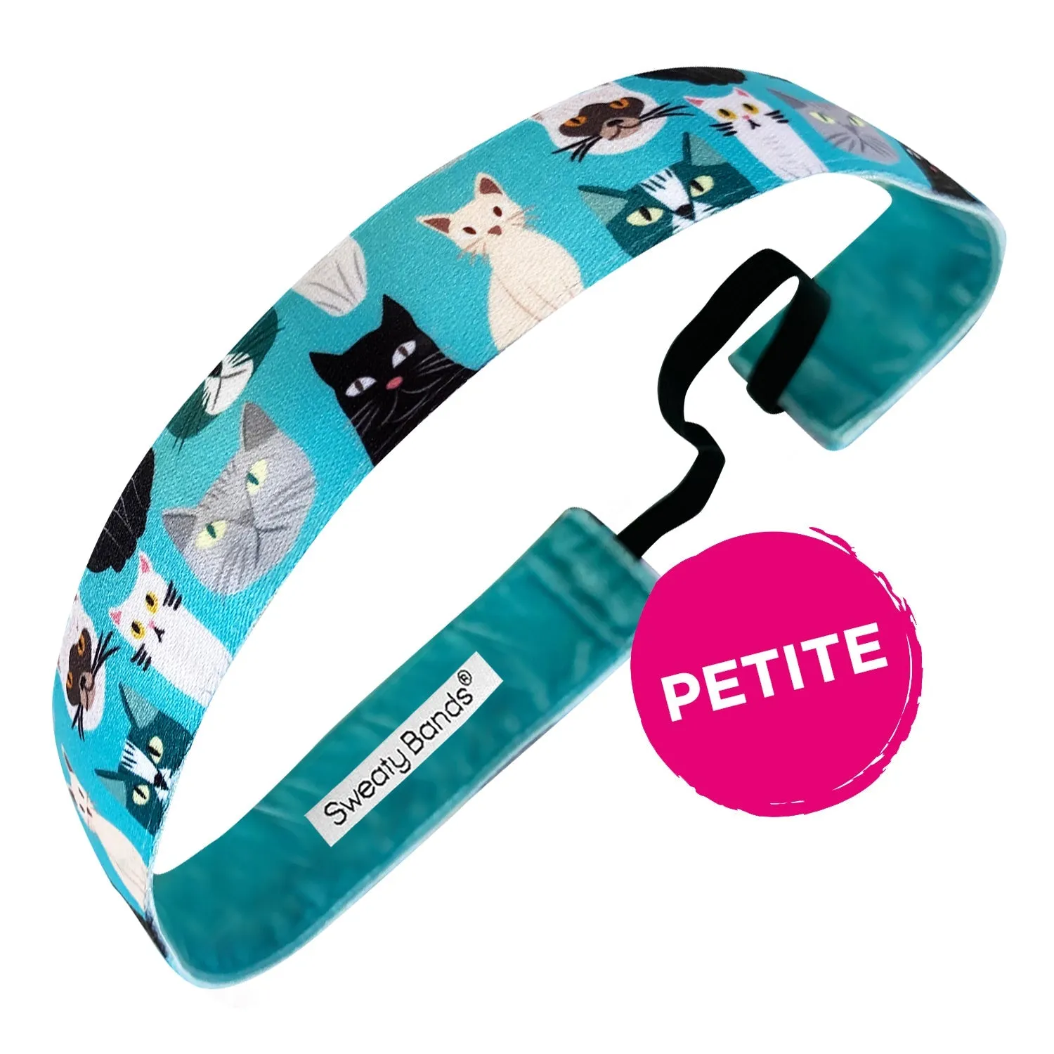 Petite | Cat Mom | Blue, Multi | 1 Inch