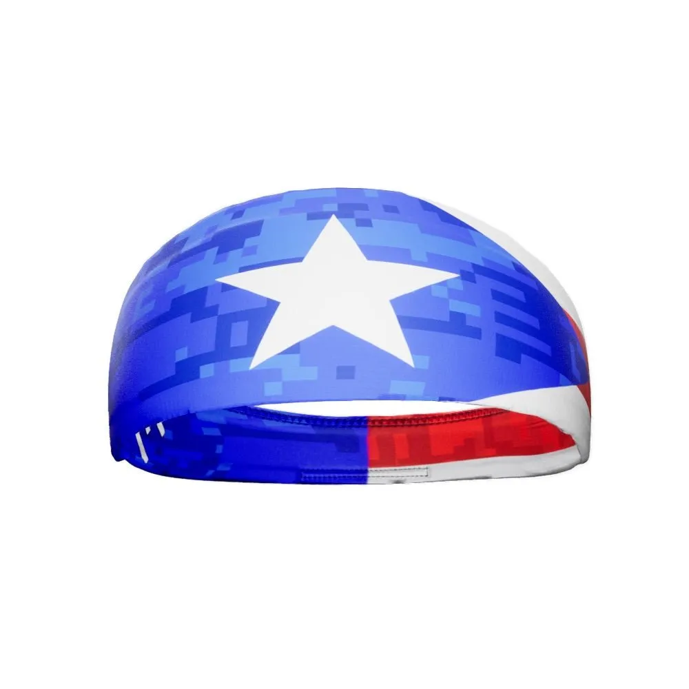 Puerto Rico Flag Headband