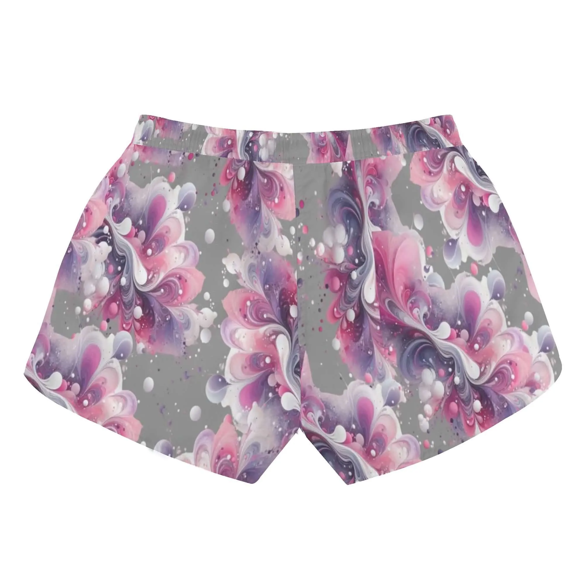 Splatter Womens Casual Beach Shorts