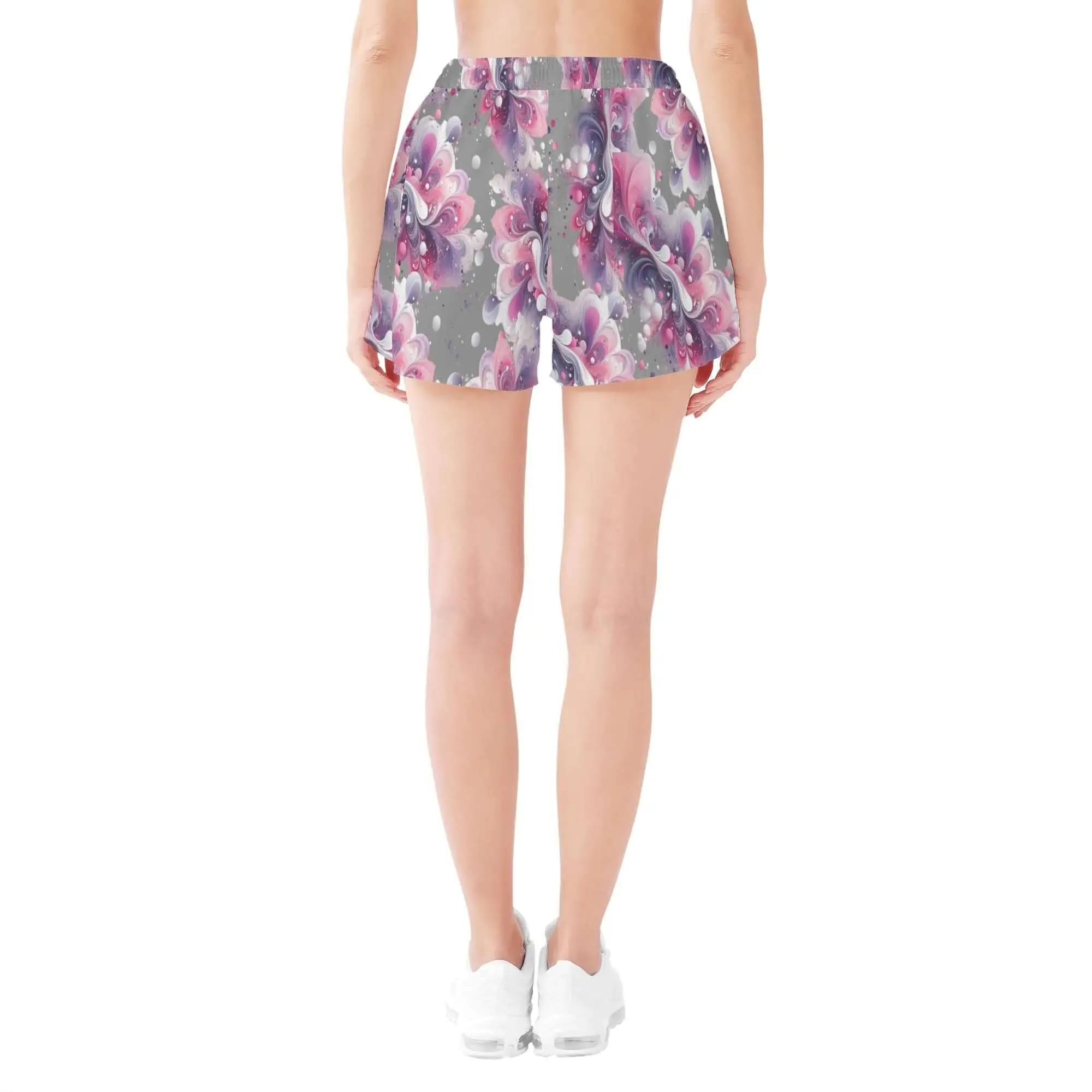 Splatter Womens Casual Beach Shorts