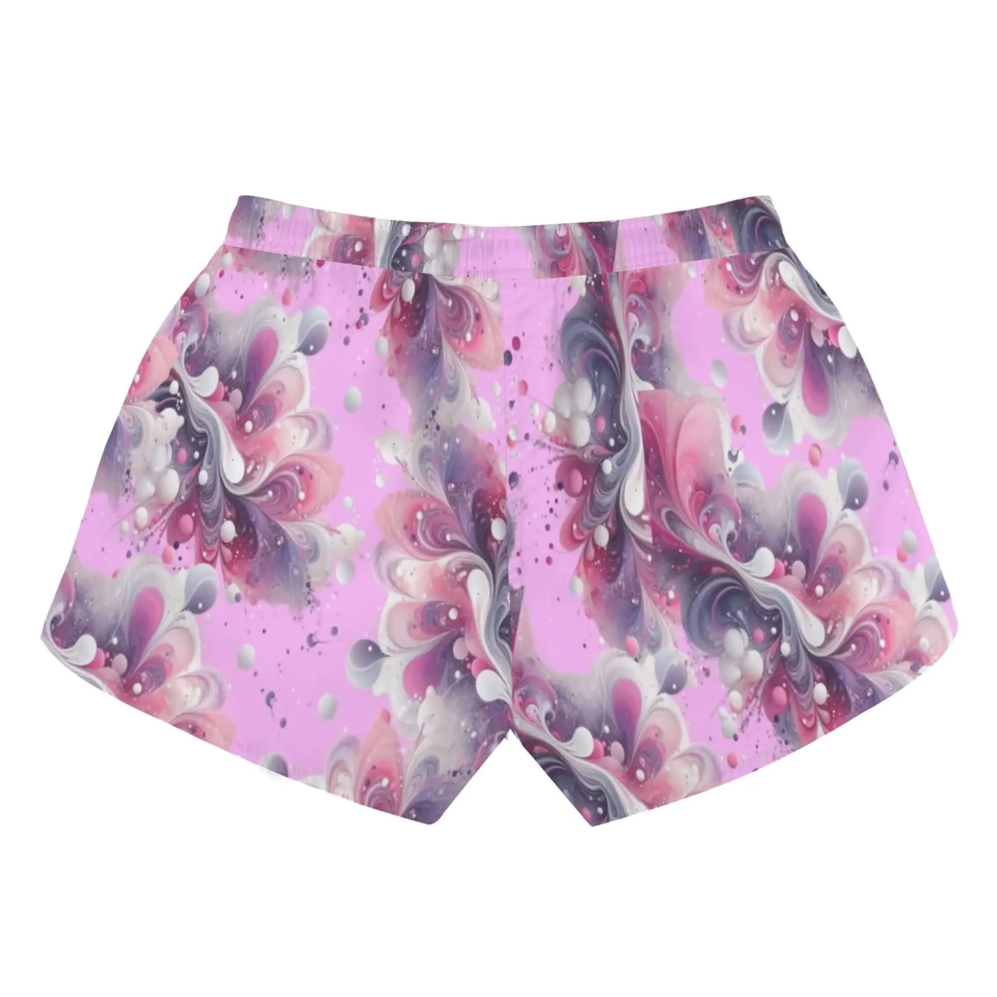 Splatter Womens Casual Beach Shorts