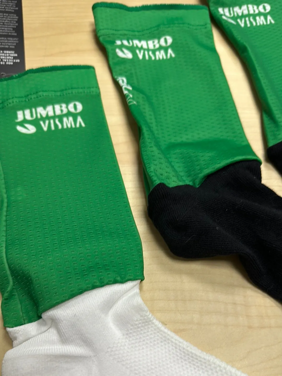 Team Jumbo Visma AGU Aero Socks Green TDF