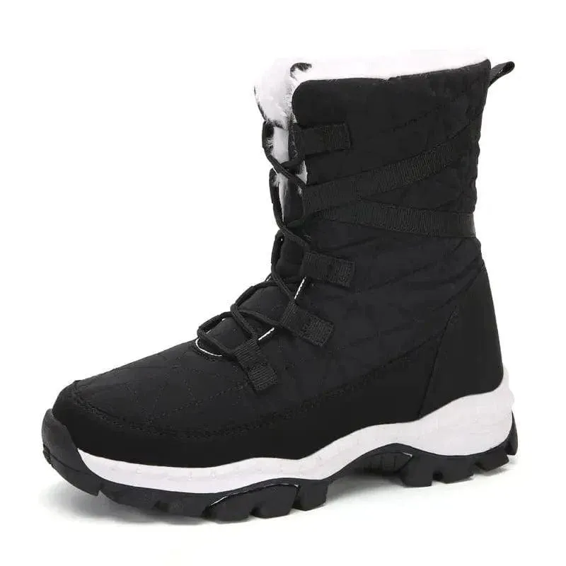 Thick Plush Plus Velvet Warm Women Snow Boots