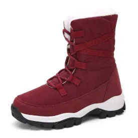 Thick Plush Plus Velvet Warm Women Snow Boots