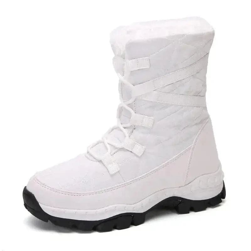 Thick Plush Plus Velvet Warm Women Snow Boots