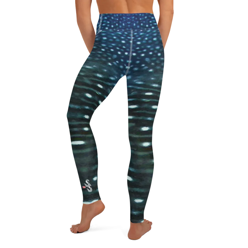 Whale Shark Leggings - High Waist (Warehouse)