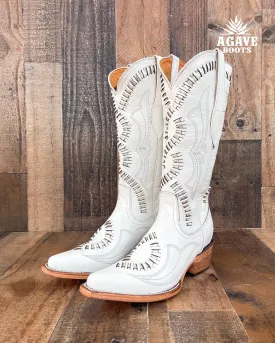 WHITE "OSLO" | WOMEN TALL BOOTS