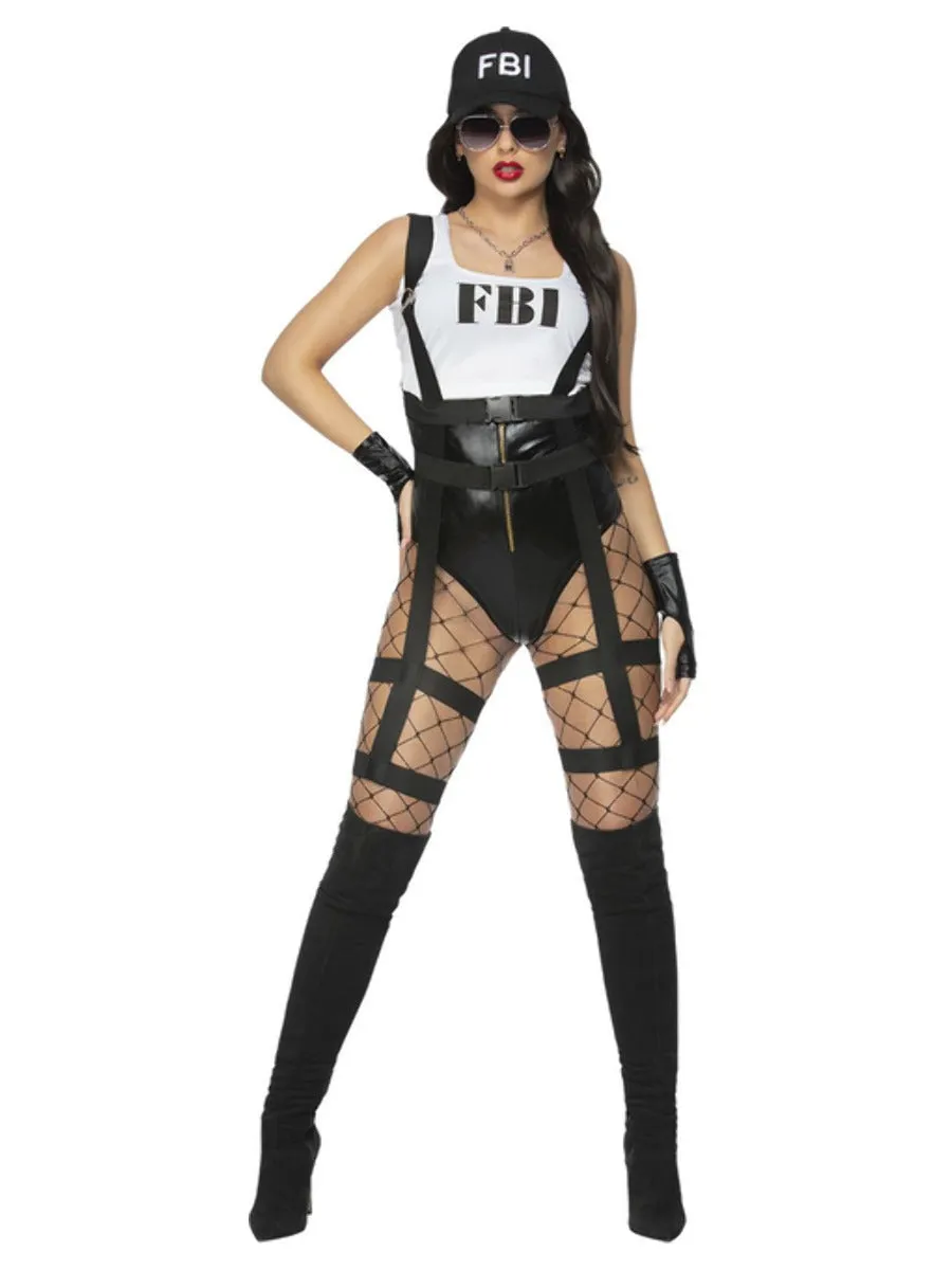 Women Costume - Fever FBI Harness Costume