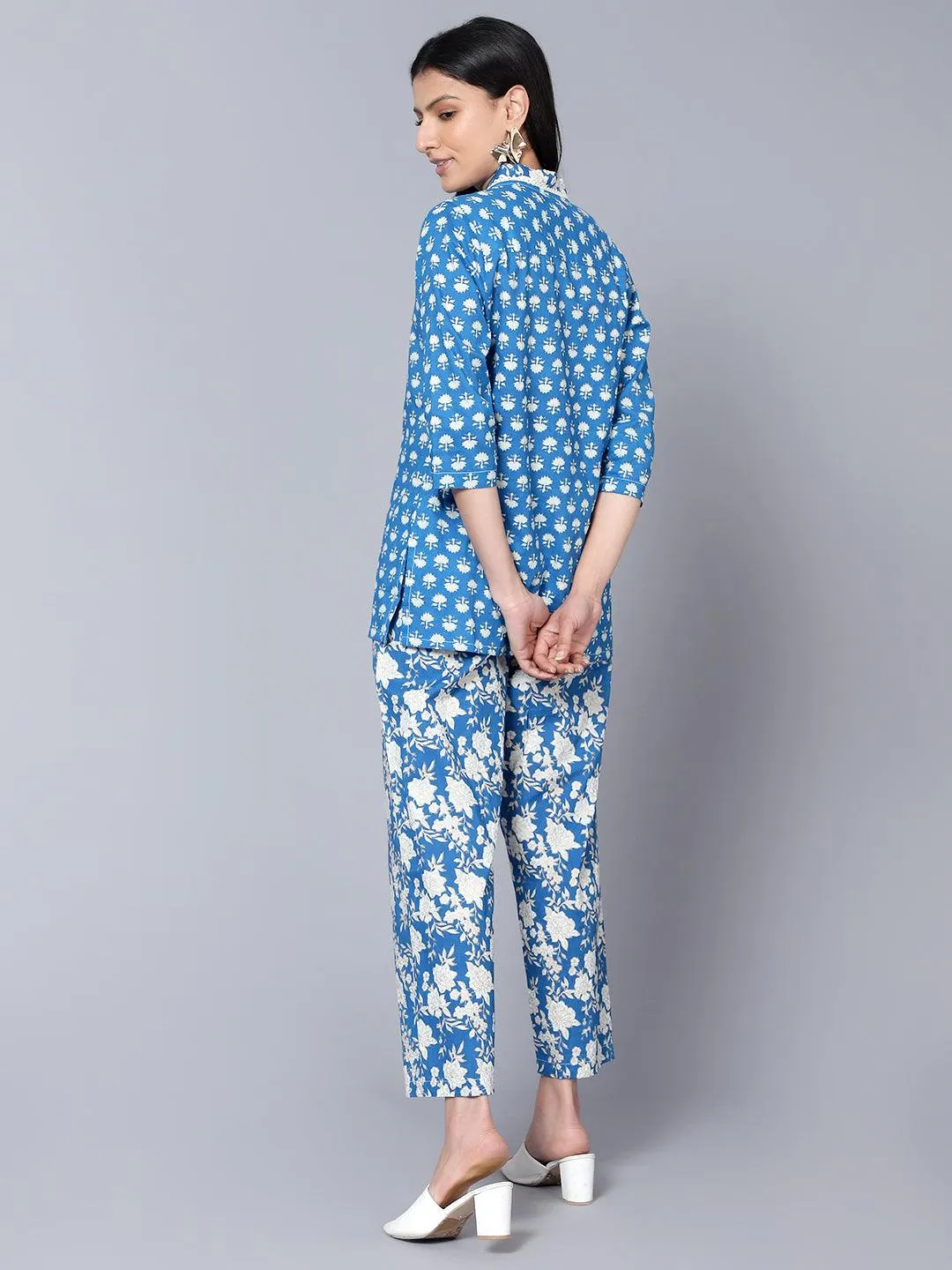 Womens Co-Ord Set Blue