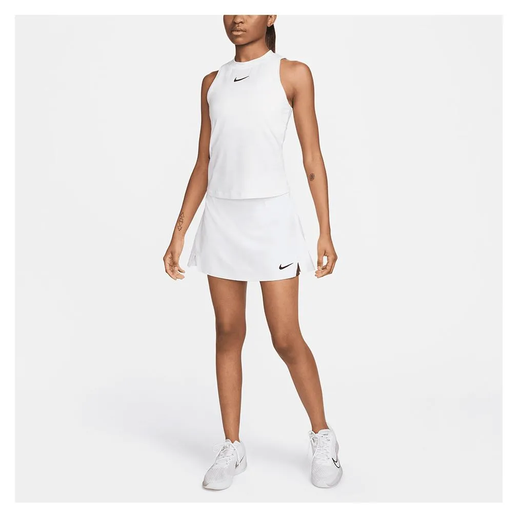 Women's Slam Dri-Fit Tennis Skort White and Black