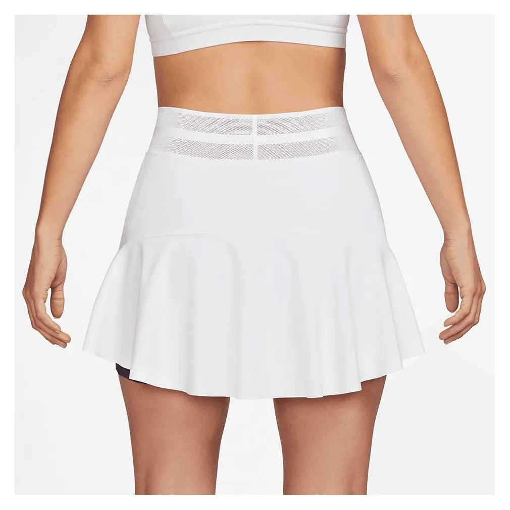 Women's Slam Dri-Fit Tennis Skort White and Black