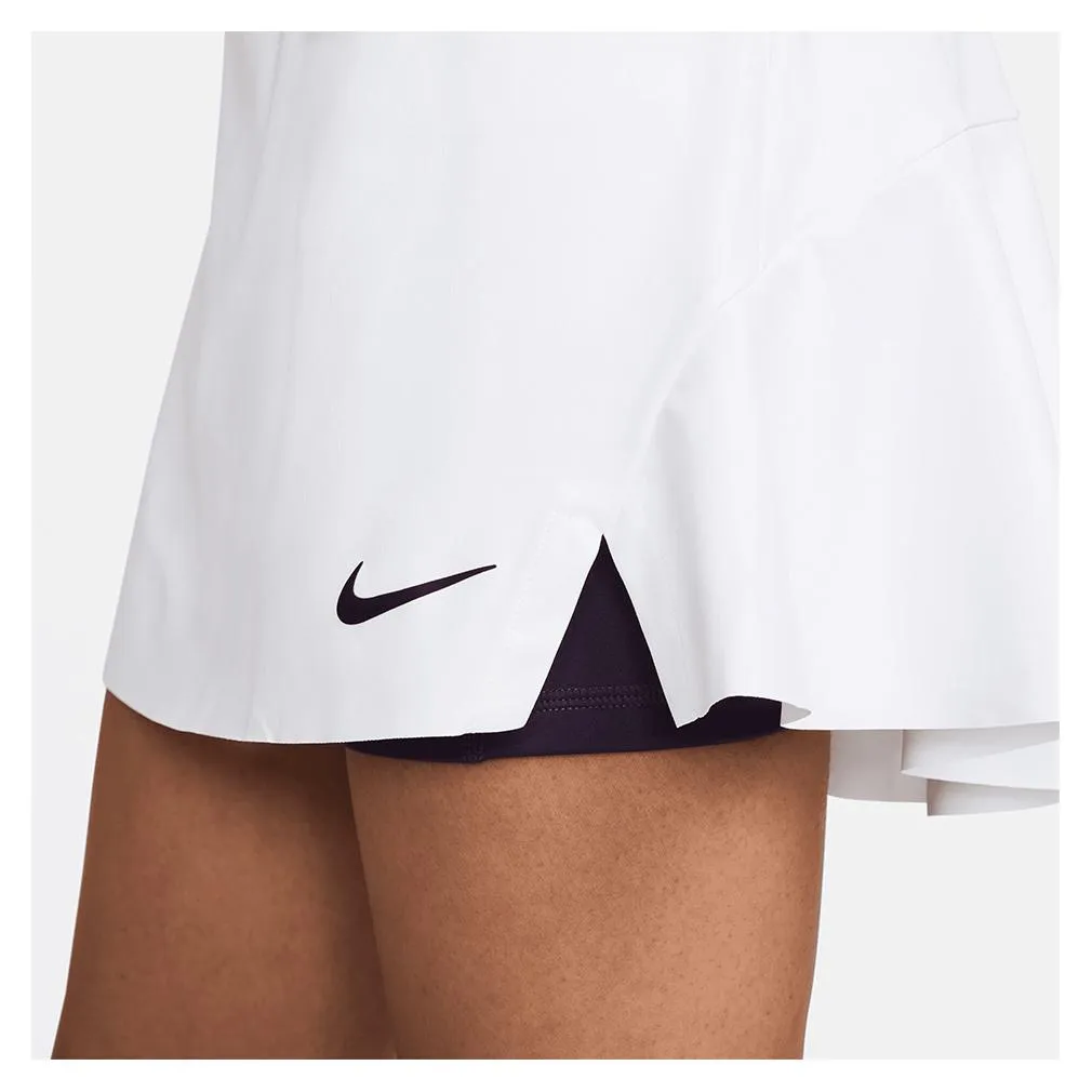 Women's Slam Dri-Fit Tennis Skort White and Black