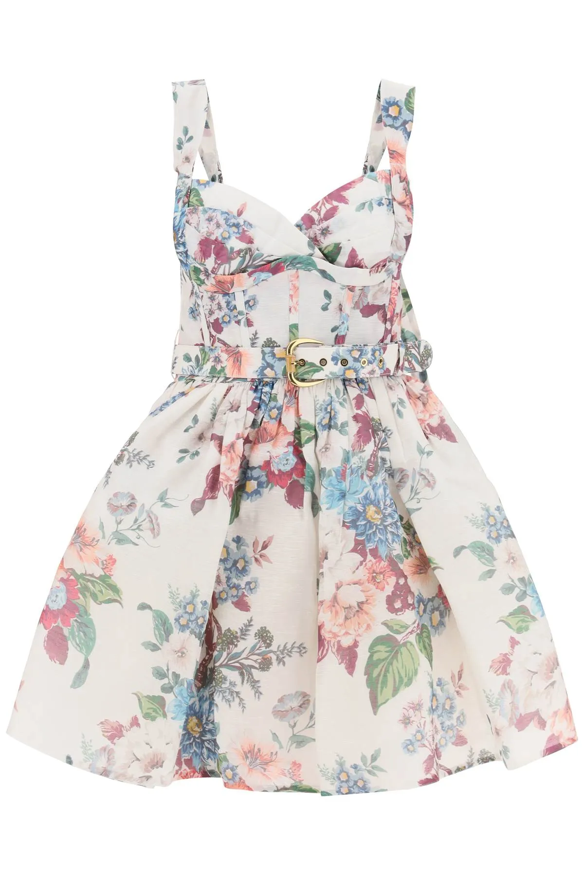 Zimmermann matchmaker floral bustier dress